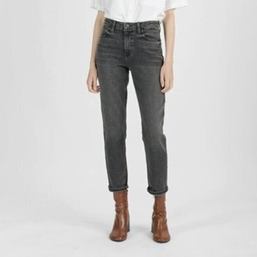 Alexander Wang‎ Grip High Rise Skinny Jeans in Grey Fade Women's Size 25
